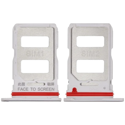 Sim Card Tray Compatible For Xiaomi 12T Pro (Silver)
