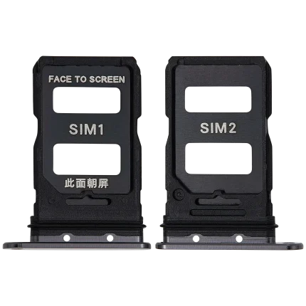 Sim Card Tray Compatible For Xiaomi 13 Pro (Ceramic Black)