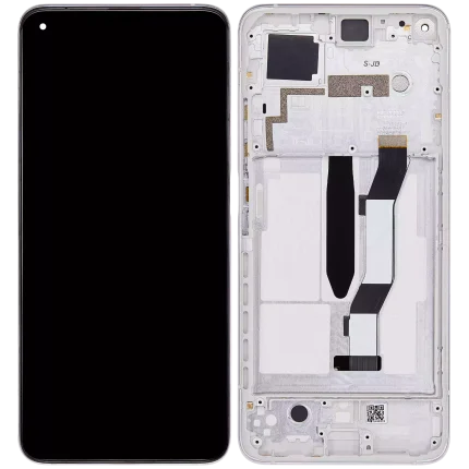 LCD Assembly With Frame Compatible For Xiaomi Redmi K30S / Mi 10T / Mi 10T Pro (Refurbished) (White)