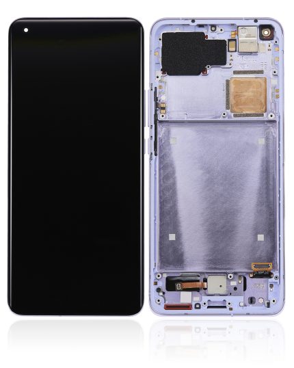 OLED Assembly With Frame Compatible For Xiaomi Mi 11 Pro (Refurbished) (Purple)