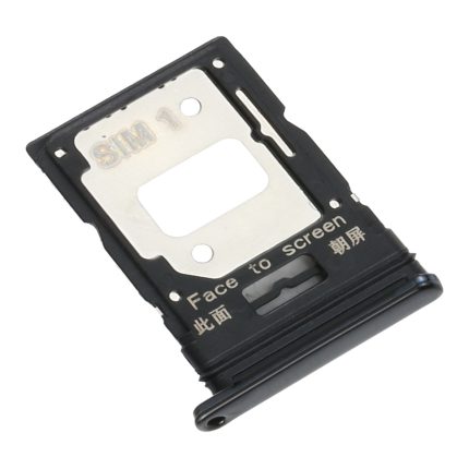 Dual Sim Card Tray Compatible For Xiaomi Mi 11 Lite (Boba Black)