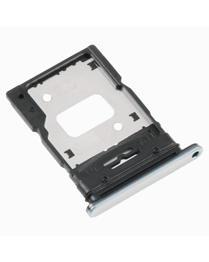 Dual Sim Card Tray Compatible For Xiaomi Mi 11 Lite (Silver)