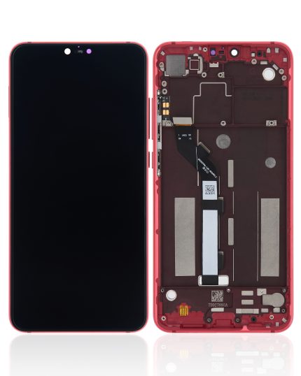 LCD Assembly With Frame Compatible For Xiaomi Mi 8 Lite (Refurbished) (Twilight Gold)