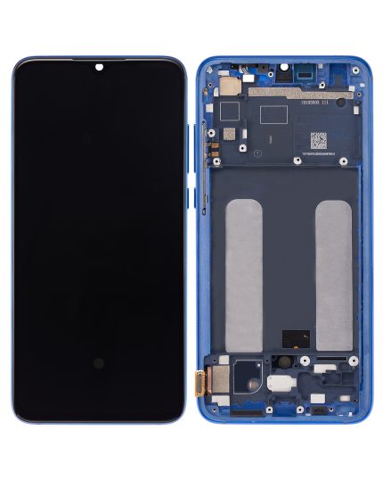 OLED Assembly With Frame Compatible For Xiaomi Mi 9 Lite / CC9 (Refurbished) (Aurora Blue)