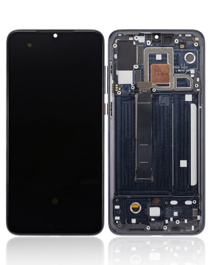 OLED Assembly With Frame Compatible For Xiaomi Mi 9 Pro (Aftermarket Plus) (Titanium Black)