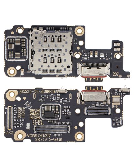 Charging Port Board With Sim Card Reader Compatible For Xiaomi Poco X4 Pro (Aftermarket Plus)