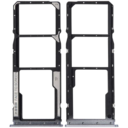 Sim Card Tray Compatible For Xiaomi Redmi 10 5G (Chrome Silver)