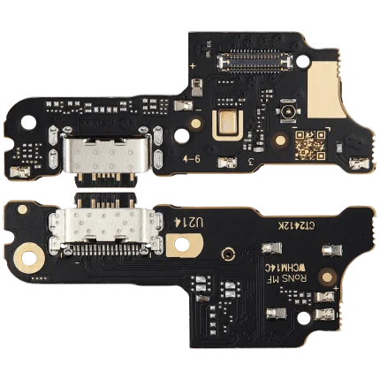 Charging Port With PCB Board Compatible For Xiaomi Redmi 14C (Aftermarket Plus)