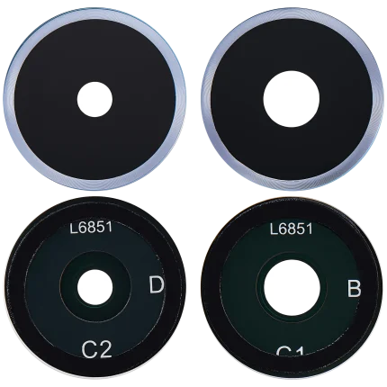Back Camera Lens (Glass Only) Compatible For Xiaomi Redmi 14C (2 Piece Set) (Dreamy Purple)