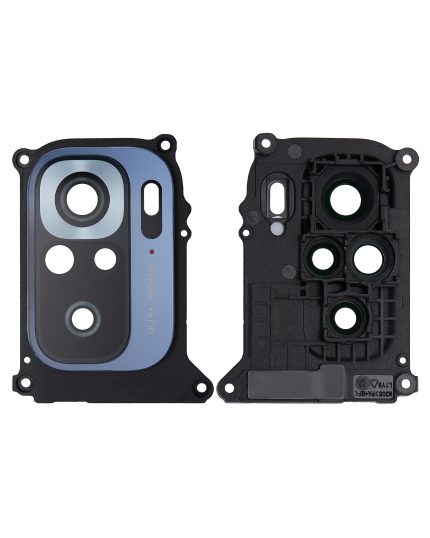 Back Camera Lens With Bracket / Bezel Compatible For Xiaomi Redmi Note 10S (Graphite Gray)
