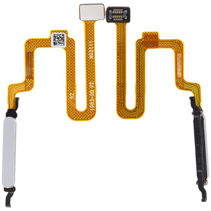Fingerprint Reader With Flex Cable Compatible For Xiaomi Redmi Note 12 Pro 5G (Polar White)