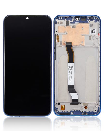 LCD Assembly With Frame Compatible For Xiaomi Redmi Note 8 (Refurbished) (Neptune Blue)