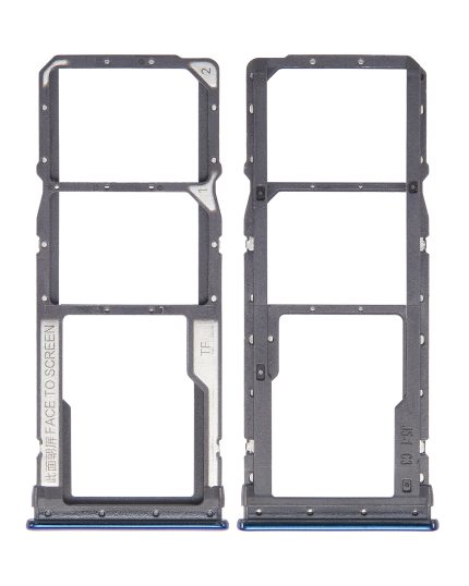 Dual Sim Card Tray Compatible For Xiaomi Redmi Note 8T / Note 8 (Neptune Blue)