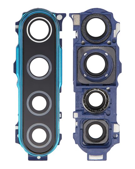 Back Camera Lens With Bracket / Bezel Compatible For Xiaomi Redmi Note 8T (Neptune Blue)