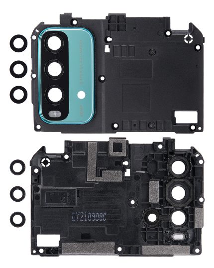 Back Camera Lens With Bracket / Bezel Compatible For Xiaomi Redmi Note 9 4G (Green)