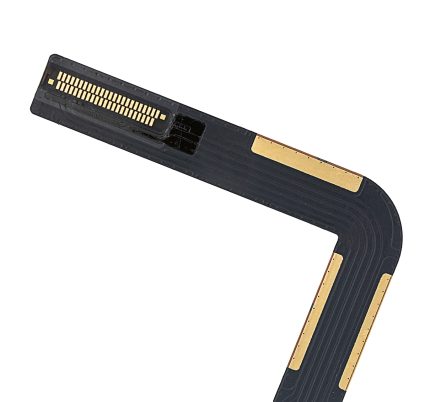 Charging Port Flex Cable Compatible For iPad Air 1 / iPad 5 (2017) / iPad 6 (2018) (Soldering Required) (Premium) (White)