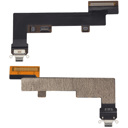 Charging Port Flex Cable Compatible For iPad Air 4 / iPad Air 5 (4G Version) (Used OEM Pull: Grade A) (Black)