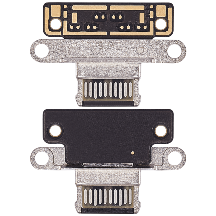 Charging Port Only Compatible For iPad Pro 11" (2018 / 2020 / 2021 / 2022) / Pro 12.9" (2018 / 2020 / 2021 / 2022) (Soldering Required) (Space Gray) (10 Pack)