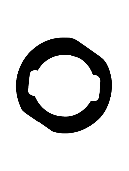 Home Button Gasket Compatible For iPad Mini 3 / Air 2 / Pro 9.7" (Black) (10 Pack)