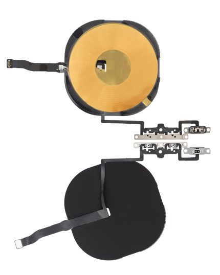 Wireless NFC Charging Flex With Power & Volume Flex Pre-Installed Compatible For iPhone 11 Pro