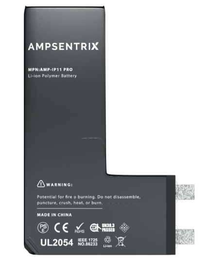 Replacement Battery Core with Universal Tag-On Flex Compatible For iPhone 11 Pro (Spot Welding Required) (EzeePro Core)