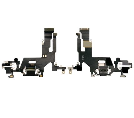 Charging Port Flex Cable Compatible For iPhone 11 (Premium) (Black)
