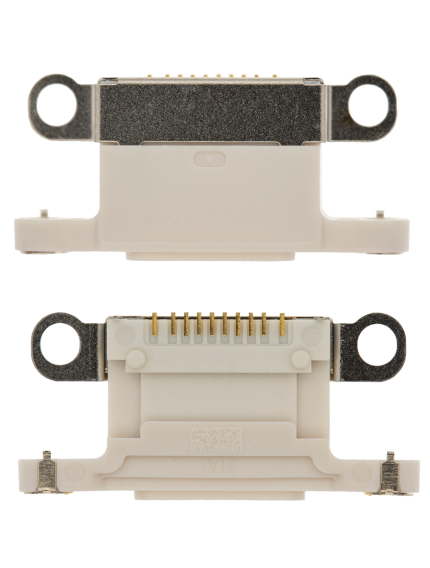 Charging Port Only Compatible For iPhone 12 Mini (White) (10 Pack)