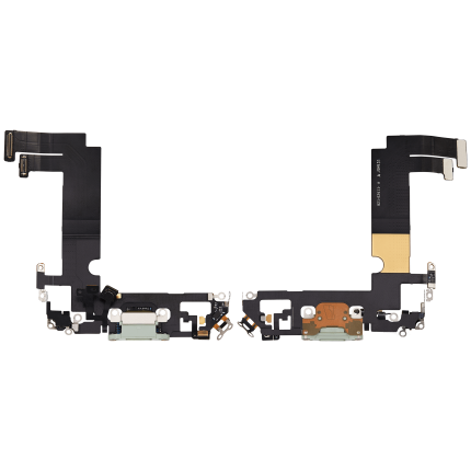 Charging Port Flex Cable Compatible For iPhone 12 Mini (Used OEM Pull) (Green)