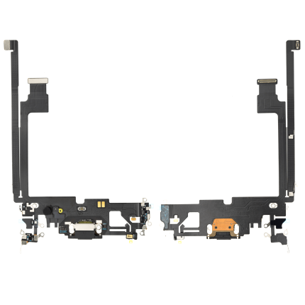 Charging Port Flex Cable Compatible For iPhone 12 Pro Max (Used OEM Pull) (Graphite)
