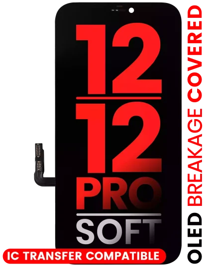 OLED Assembly Compatible For iPhone 12 / 12 Pro (Aftermarket Pro: XO7 Soft)