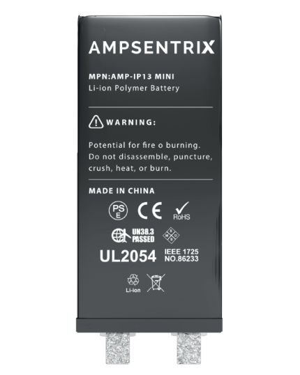 Replacement Battery Core with Universal Tag-On Flex Compatible For iPhone 13 Mini (Spot Welding Required) (EzeePro Core)