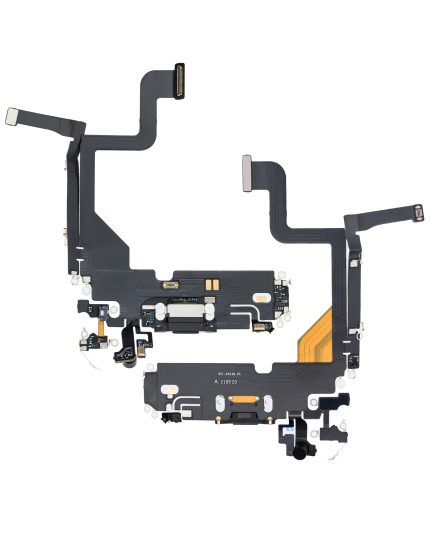 Charging Port Flex Cable Compatible For iPhone 13 Pro (Premium) (Graphite)