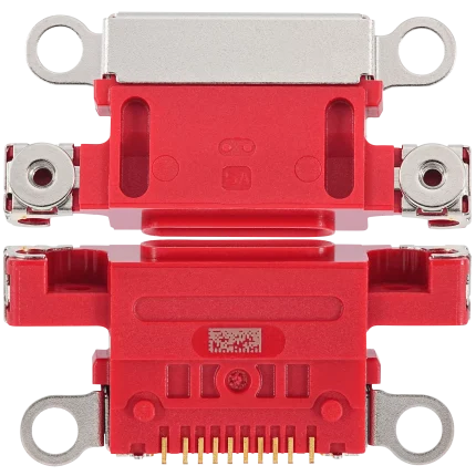 Charging Port Only Compatible For iPhone 14 / 14 Plus (Red) (10 Pack)