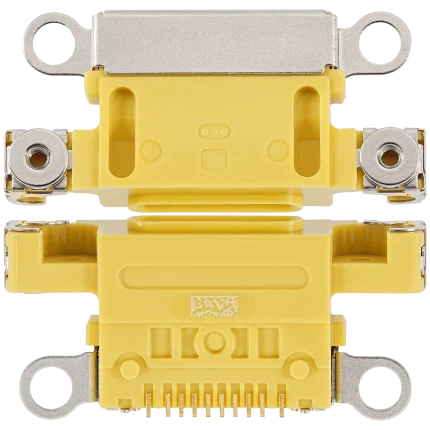 Charging Port Only Compatible For iPhone 14 / 14 Plus (Yellow) (10 Pack)