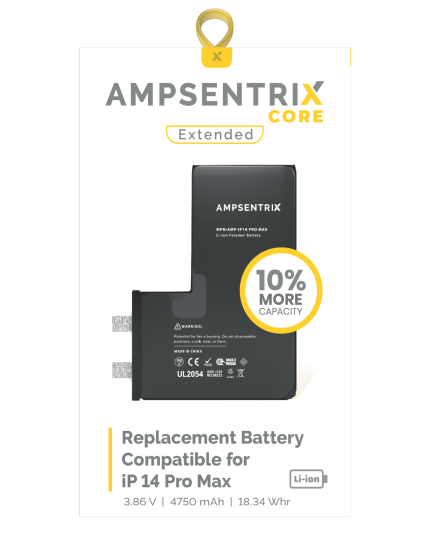 Replacement Battery Compatible For IPhone 14 Pro Max (Spot Welding Required) (EzeePro Core Extended)