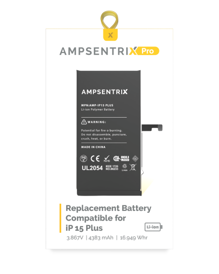Replacement Battery Compatible For iPhone 15 Plus (EzeePro Pro)