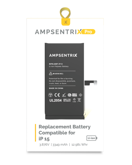 Replacement Battery Compatible For iPhone 15 (EzeePro Pro)