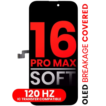 OLED Assembly Compatible For iPhone 16 Pro Max (Aftermarket Pro: XT8 Soft) (120HZ)