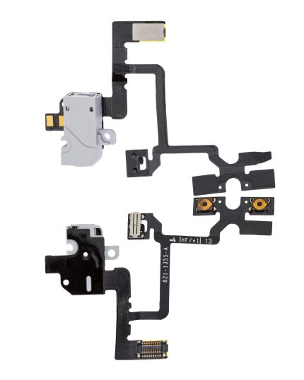 Headphone Flex + Volume Control Flex Compatible For iPhone 4 (GSM)