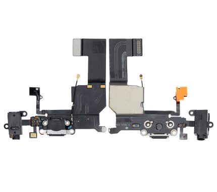 Charging Port Flex Cable Compatible For iPhone 5C (Black)