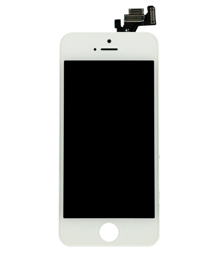 Complete LCD Assembly Compatible For iPhone 5 (With Front Camera: Prox Sensor & Ear Speaker) (Aftermarket Plus: Tianma) (White)