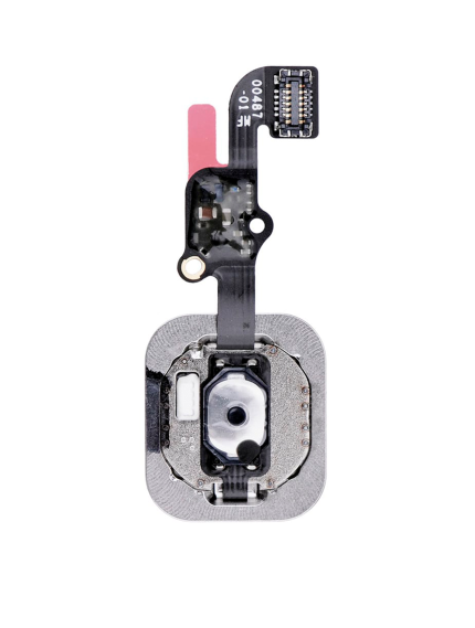 Home Button With Flex Compatible For iPhone 6S / 6S Plus (Silver)
