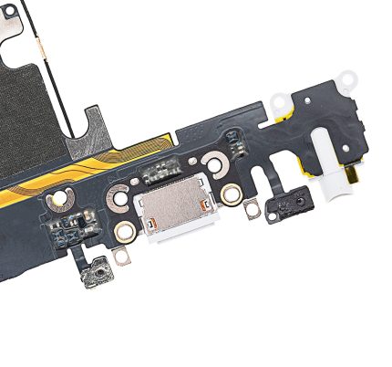 Charging Port Flex Cable Compatible For iPhone 6S (Premium) (Silver)