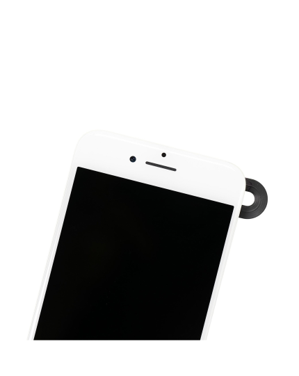 LCD Assembly With Steel Plate Compatible For iPhone 8 Plus (Refurbished: Toshiba) (White)