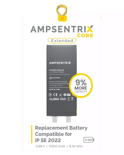 Replacement Battery Compatible For IPhone SE 2022 (Spot Welding Required) (EzeePro Core Extended)