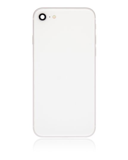 Back Housing W/ Small Components Pre-Installed Compatible For iPhone SE (2022) (Used OEM Pull: Grade C) (Starlight)
