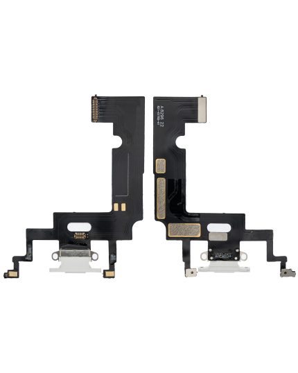 Charging Port Flex Cable Compatible For iPhone XR (Aftermarket) (White)