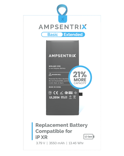 Replacement Battery Compatible For iPhone XR (EzeePro Basic Extended)