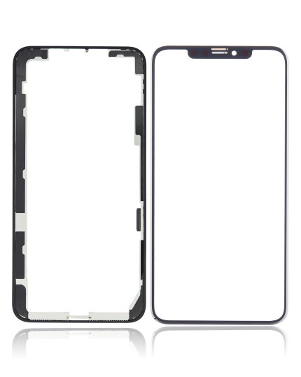3 in 1  (Glass With OCA Pre-Installed + Frame) Compatible For iPhone XS Max (OCA Master)