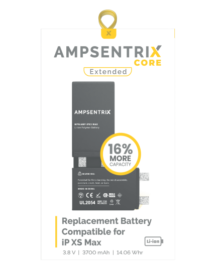Replacement Battery Compatible For iPhone XS Max (Spot Welding Required) (EzeePro Core Extended)